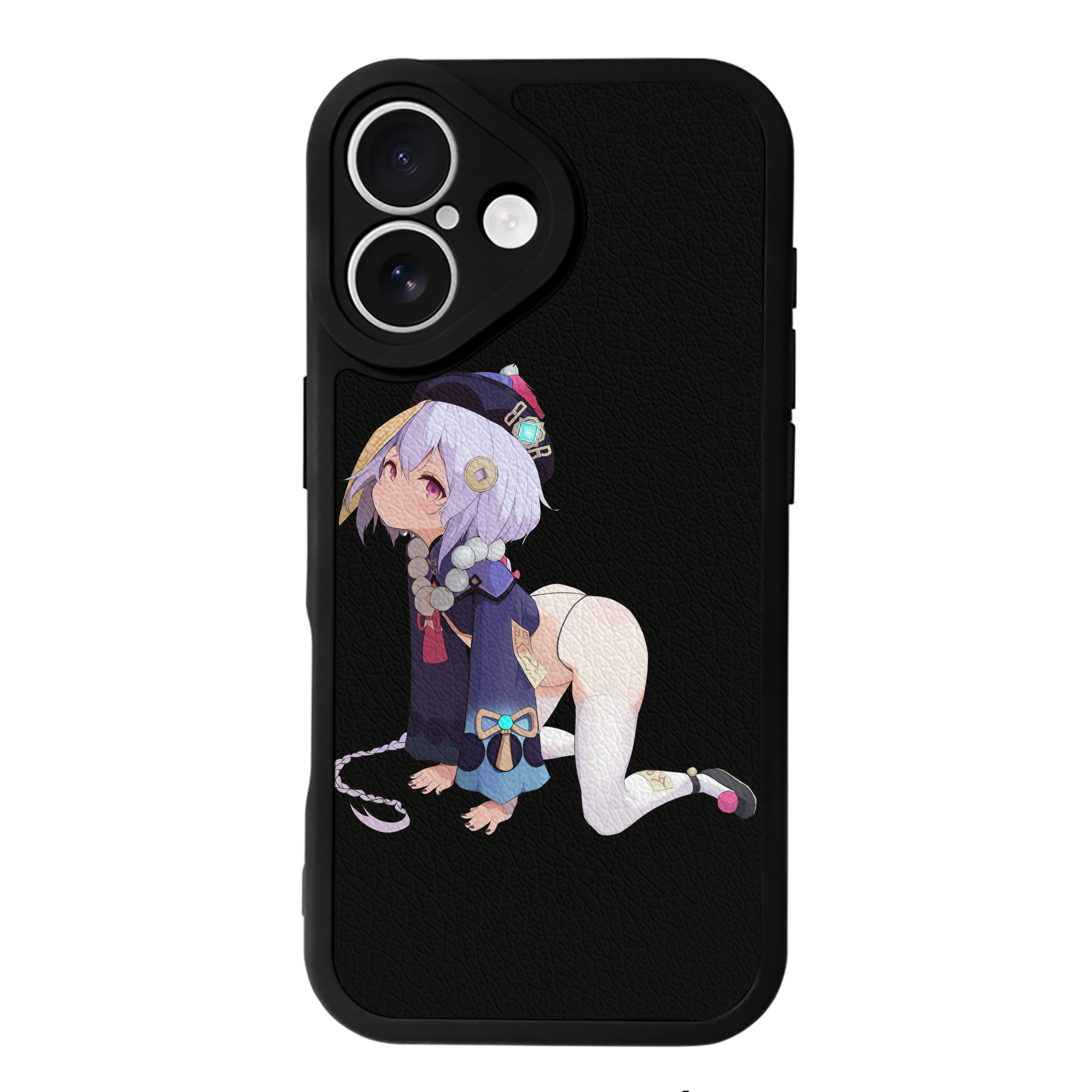 げんし神 七七 なな  genshin Nana 【iPhone 16シリーズ対応】シリコンスマホケース（レザー調） 材質：シリコン